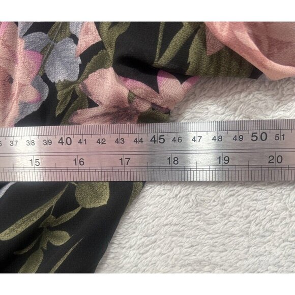 Twelfth Street by Black Floral Women’s Print Knee Dress‎ Size - Picture 7 of 11